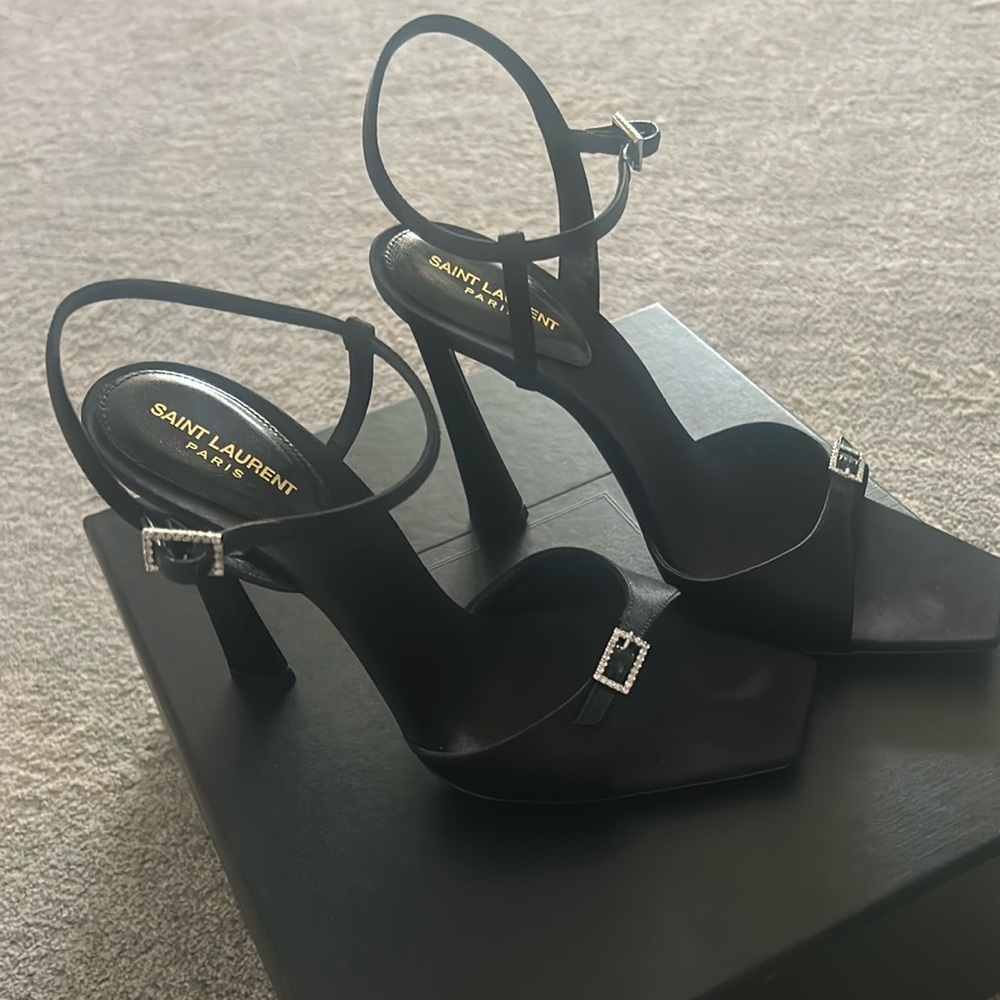 YSL HEELS WORN ONCE